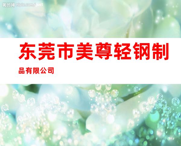 东莞市美尊轻钢制品有限公司